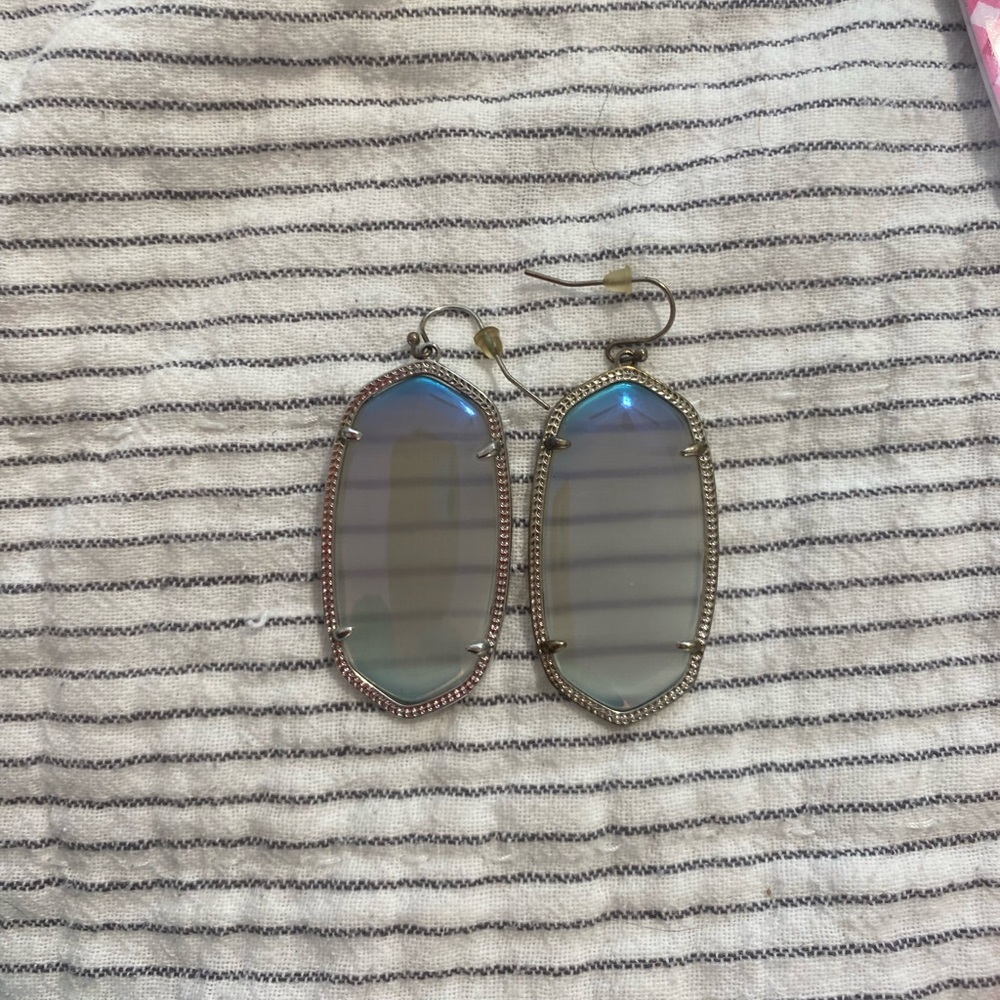 Kendra Scott Gray and Silver Earrings